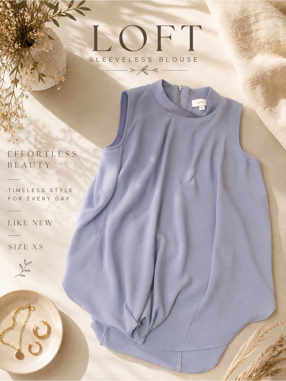 LOFT Sleeveless Blouse